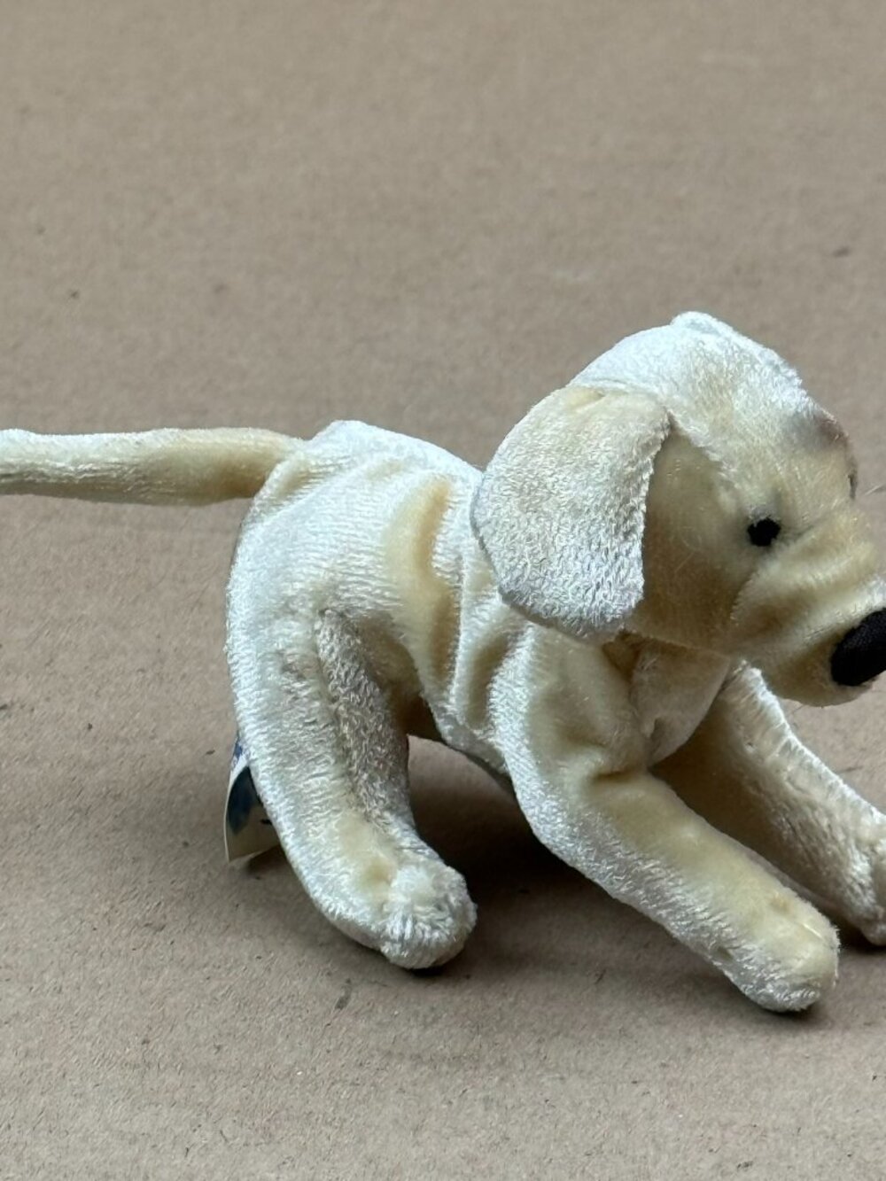 Vintage 2001 Animal Alley McDonald's Plush Dog Toy 5" Cream Stuffed Animal - Picture 5 of 6